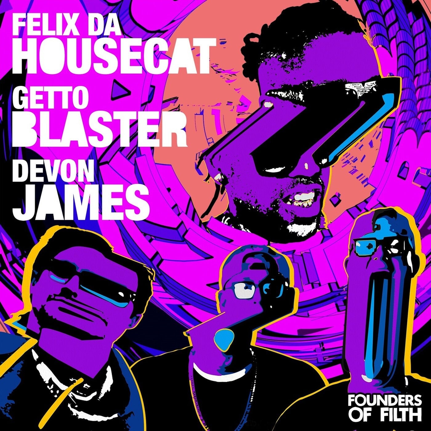 Felix Da Housecat, Devon James, Gettoblaster - Dazzler [FOFT008]